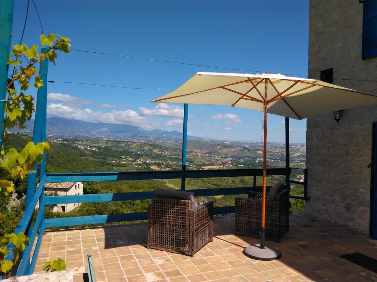 La Casa Dalle Finestre Blu Abbateggio Zewnętrze zdjęcie